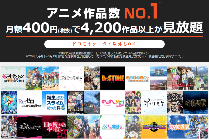 dアニメストア